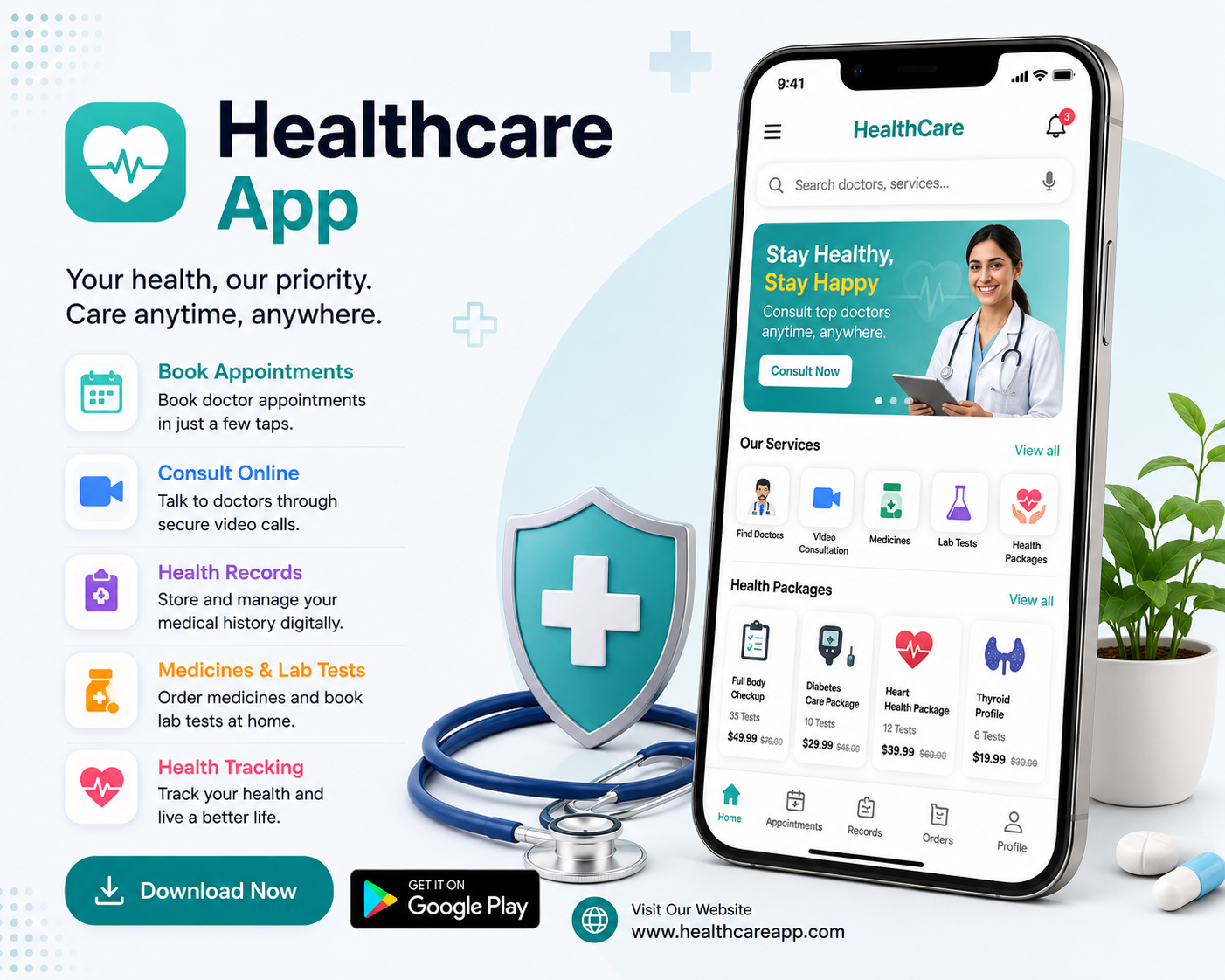 Healthcare Mobile App